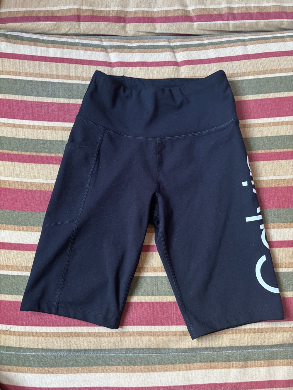 Calvin Klein Performance High Waisted Logo Biker Shorts